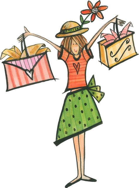 free clip art shopping trip.